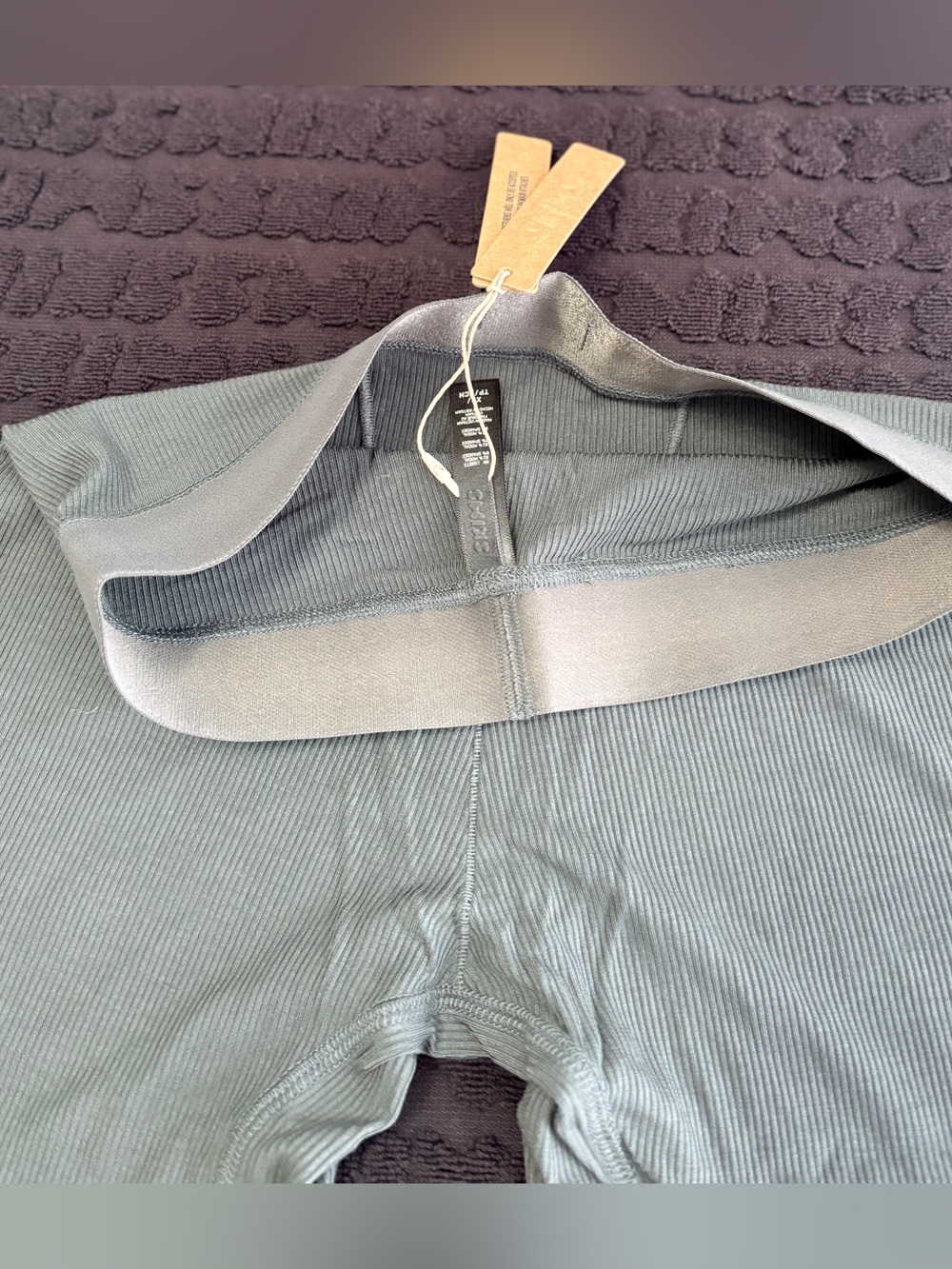 SKIMS Soft Lounge Rib Boxer | Deep Sea |  XS | NWT 🏷️ - Picture 5 of 5